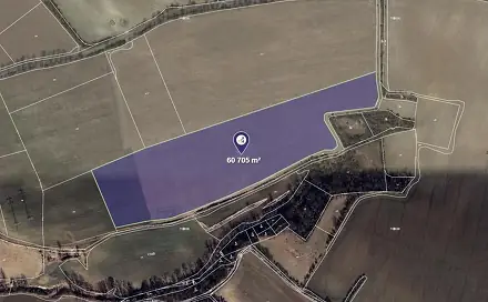 Prodej pole 30 353 m², Vysoká, okres Mělník