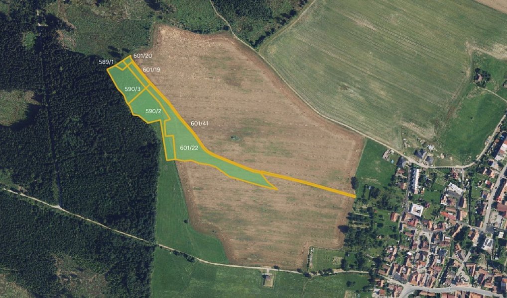 Prodej pozemku, 11618 m², Blansko, Žďárná