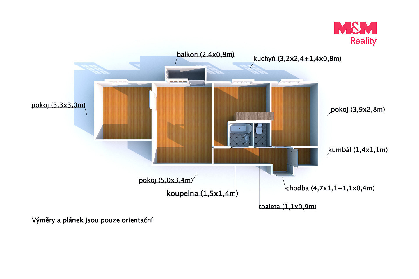 Prodej bytu 3+1 56 m² – fotografie 2