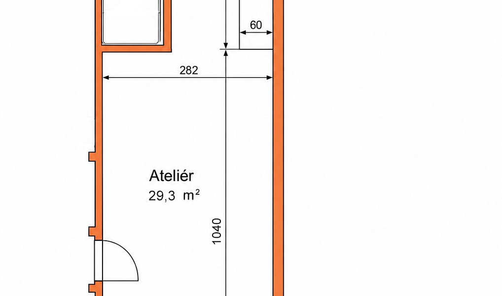 Pronájem bytu 1+kk 30 m², Pardubice – náhled fotky 8