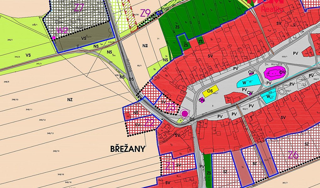 Prodej stavebního pozemku 8 048 m², Břežany – náhled fotky 14