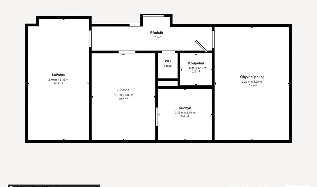 Prodej bytu 3+kk 57 m², Nový Jičín – náhled fotky 13