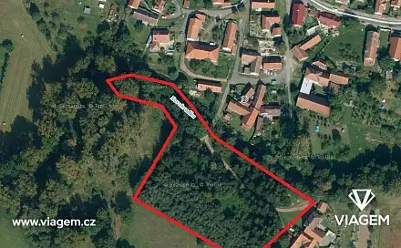Prodej lesa 1 085 m², Chroustovice, okres Chrudim