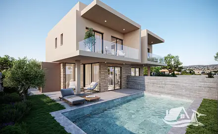 Prodej domu 144 m² s pozemkem 220 m², Geroskipou, Kypr