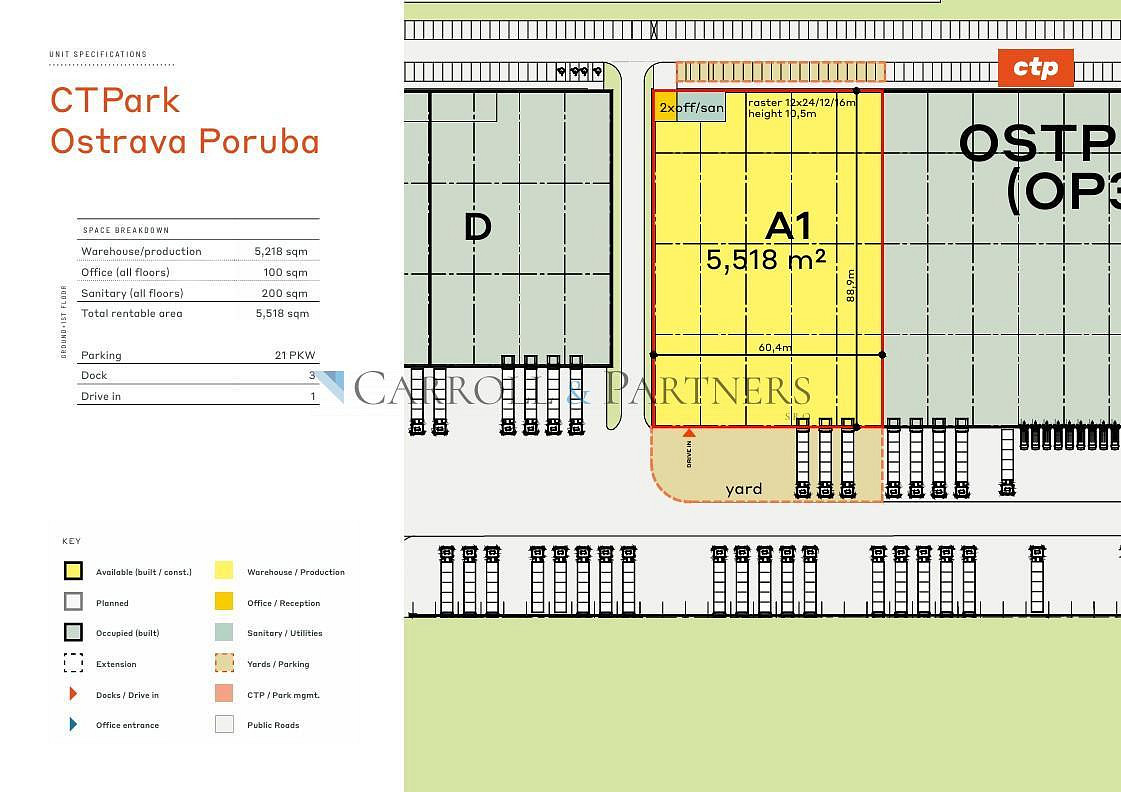 Pronájem skladovacích prostor 5 994 m² – fotografie 3