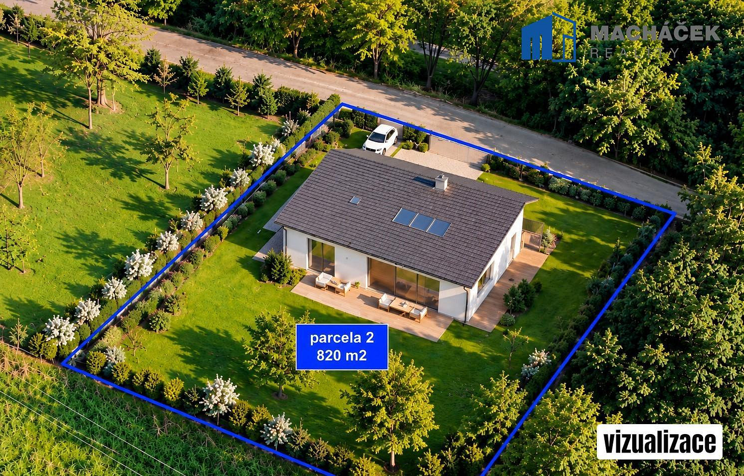 Prodej stavebního pozemku 1 640 m² – fotografie 2