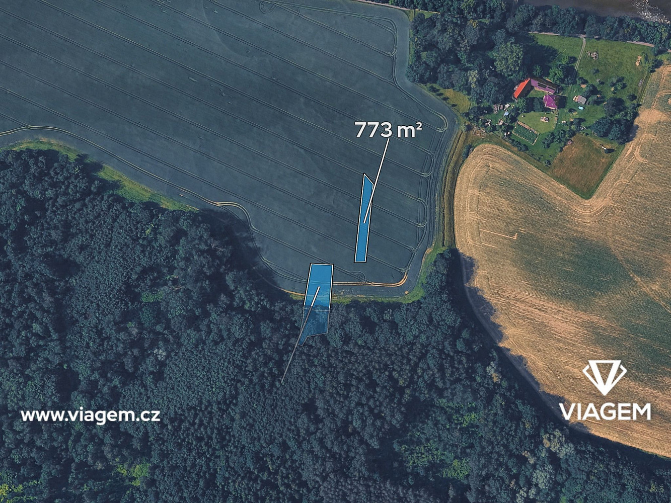 Prodej pole 1 561 m² — photo 2