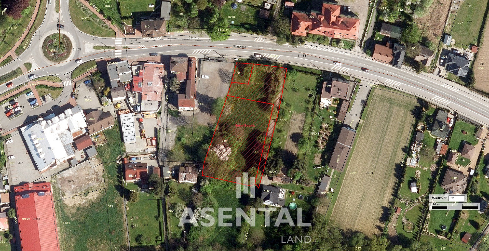 Prodej stavebního pozemku 2 848 m²