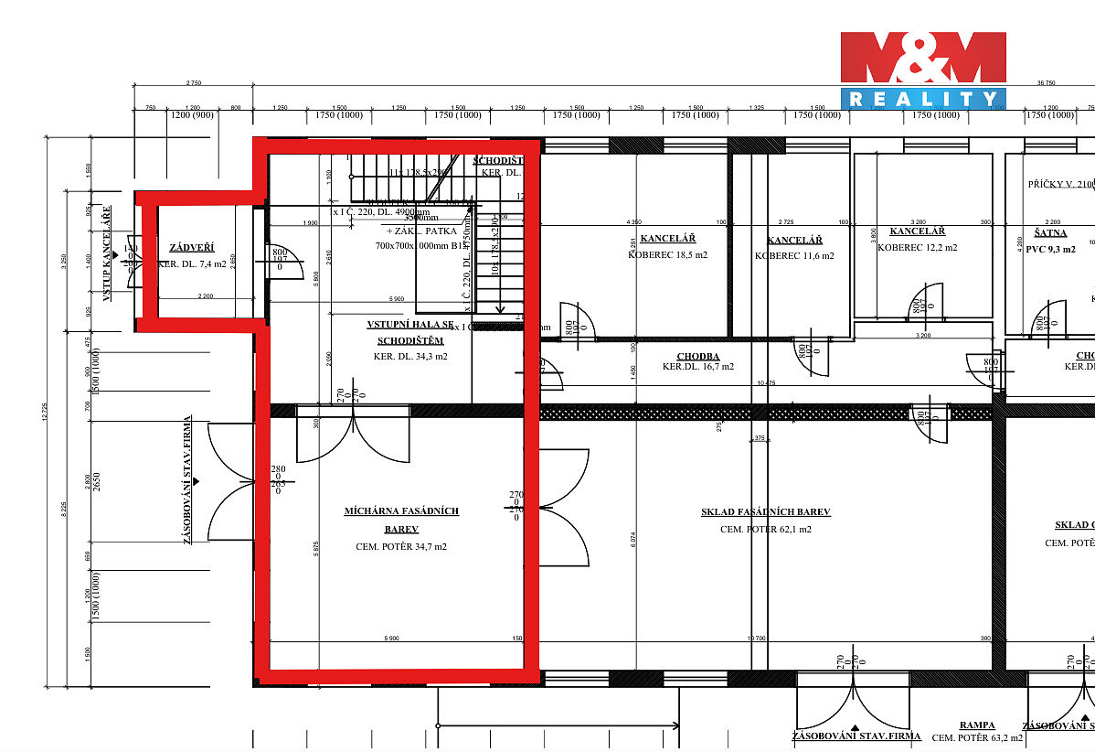 Pronájem skladovacích prostor 196 m² — photo 3