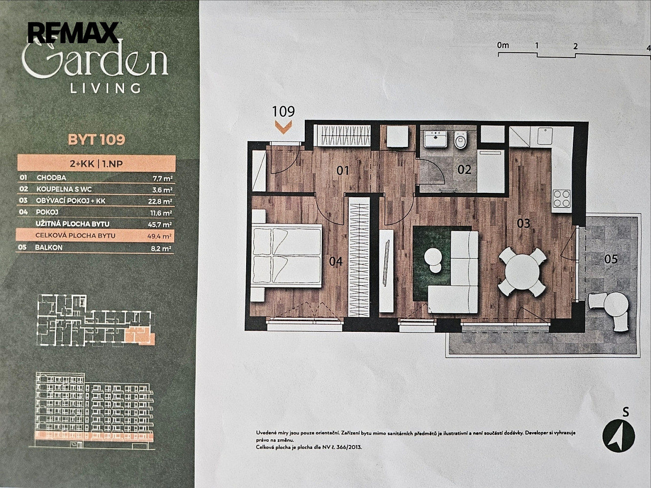 Prodej bytu 2+kk 49 m² – další
