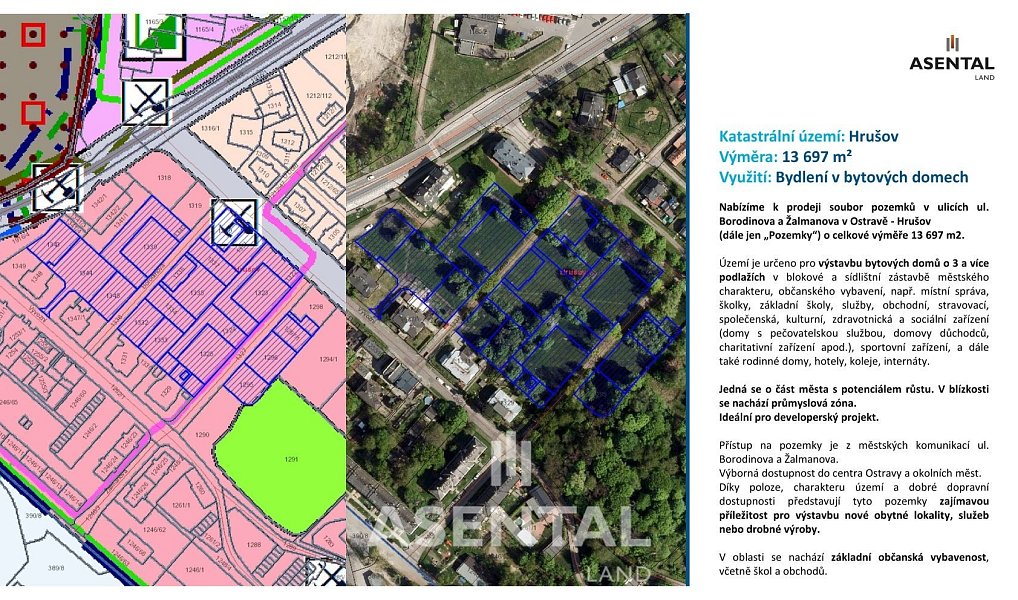 Prodej stavebního pozemku 13 697 m², Ostrava – náhled fotky 2