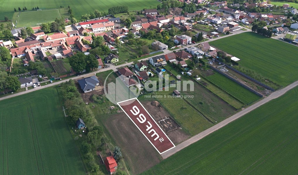 Prodej stavebního pozemku 997 m², Hoštice-Heroltice – náhled fotky 2