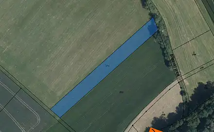 Prodej pole 439 m², Budkov, okres Třebíč