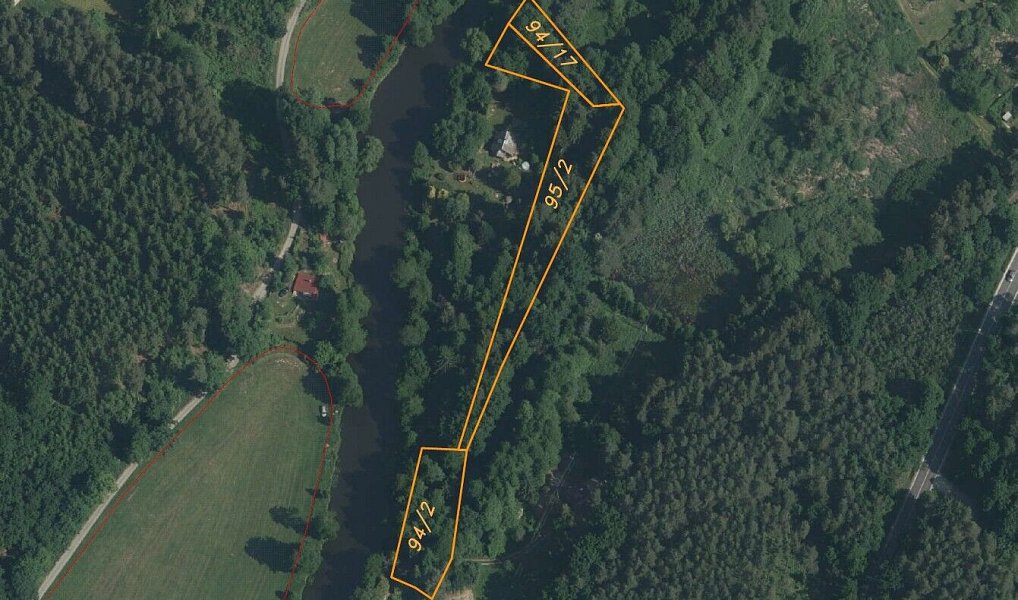 Prodej pozemku, 3180 m², Horní Žďár - Jindřichův Hradec, Jindřichův Hradec