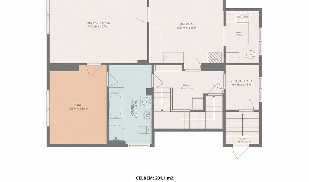 Prodej domu 215 m² s pozemkem 892 m², Hostivice – náhled fotky 23