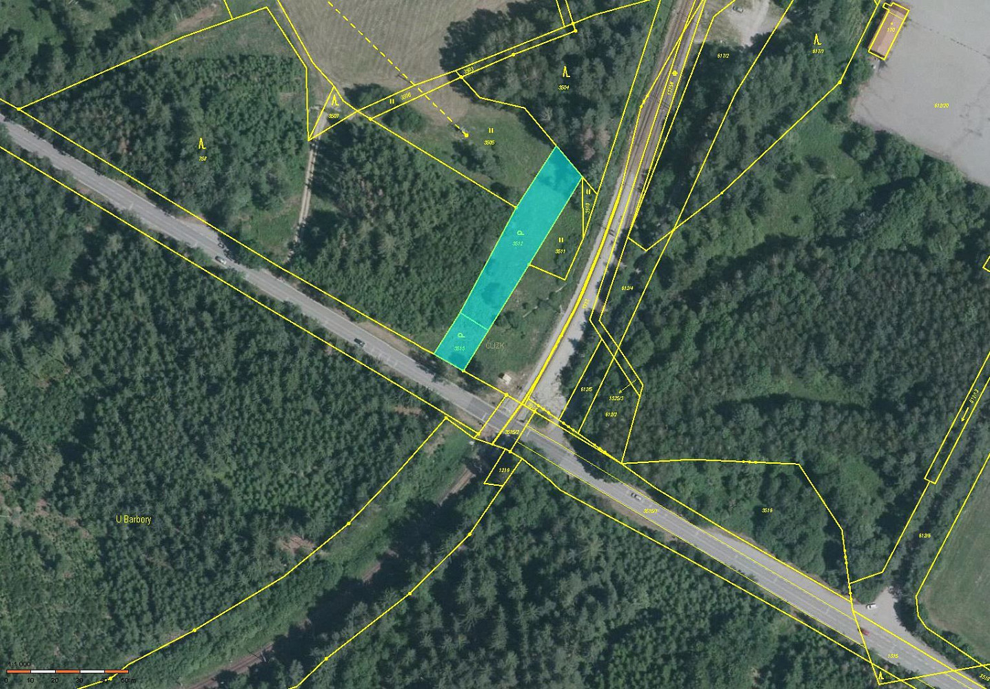 Prodej zahrady 1 449 m²