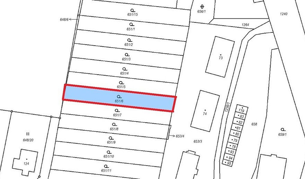 Prodej zahrady 508 m², Vidice – náhled fotky 10
