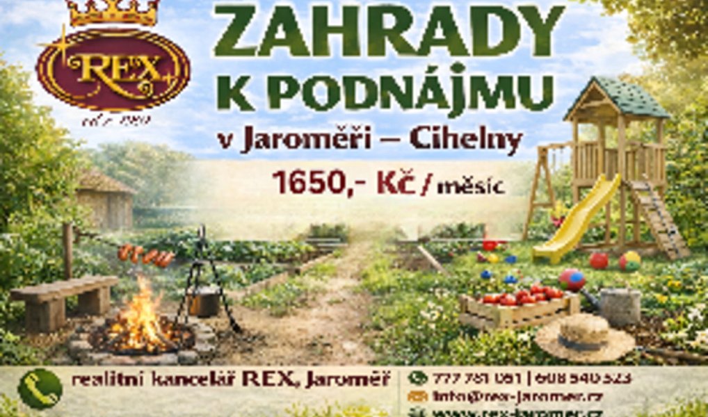 Pronájem zahrady 384 m², Jaroměř – náhled fotky 8