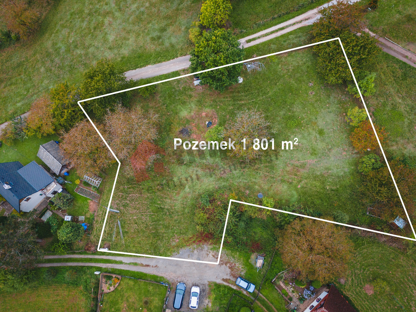 Prodej stavebního pozemku 1 801 m²