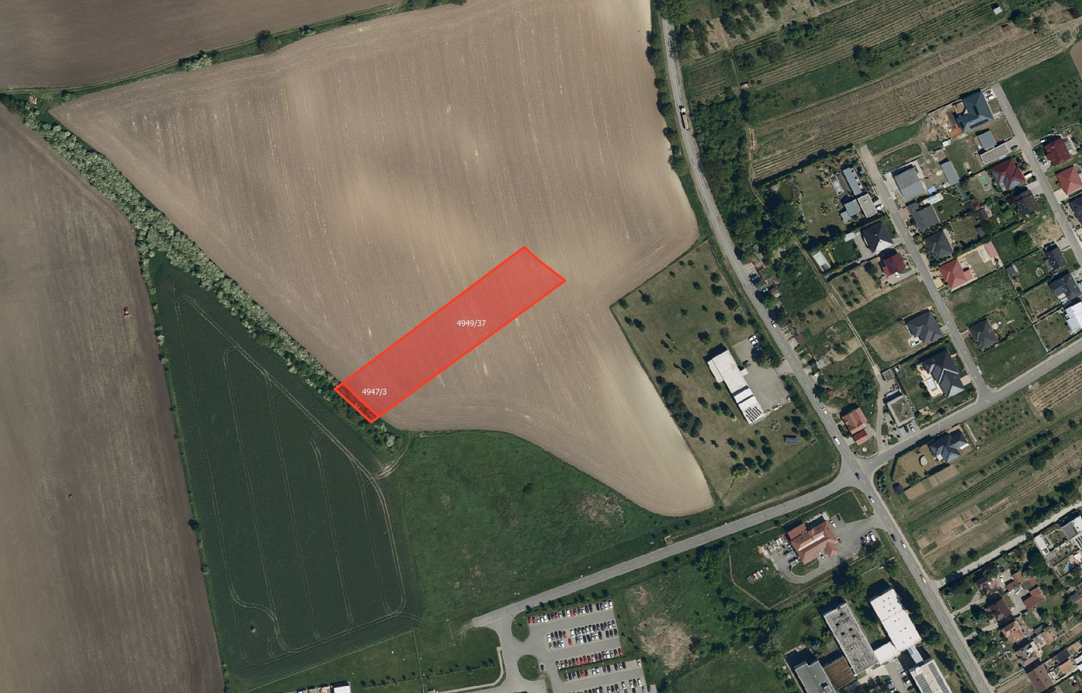 Prodej pole 4 961 m²