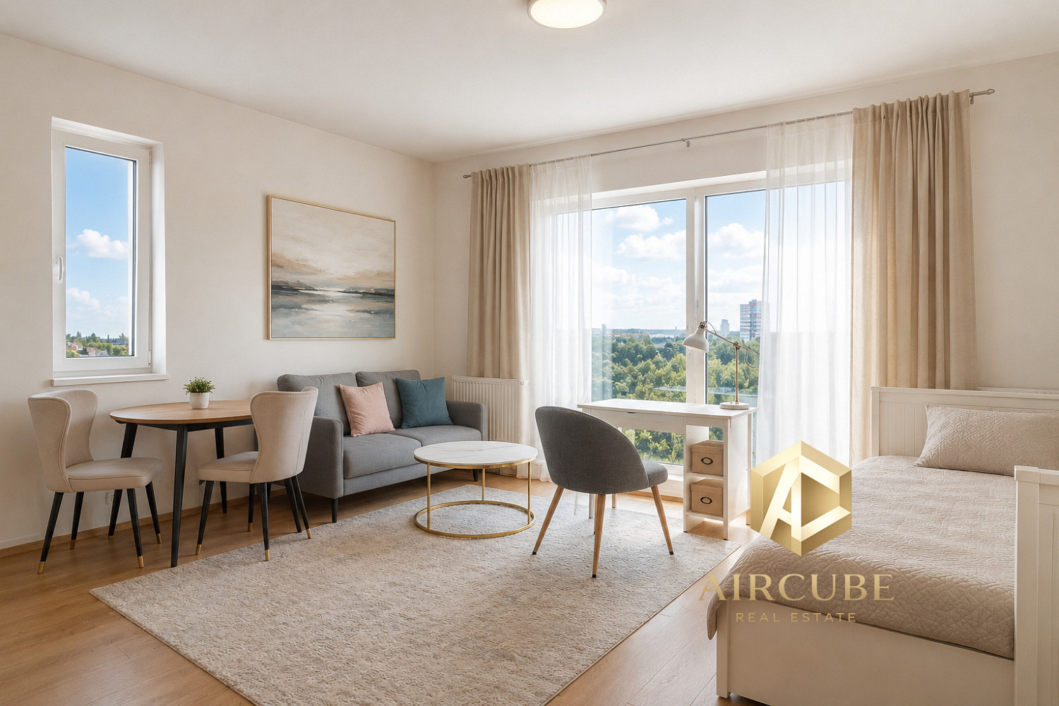 Pronájem bytu 1+kk 34 m² — photo 2