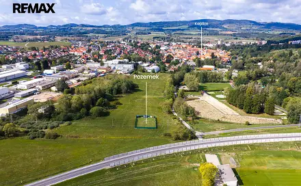 Prodej stavebního pozemku 780 m², Kaplice, okres Český Krumlov