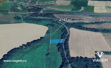 Prodej pole 1 320 m², Mileč, okres Plzeň-Jih