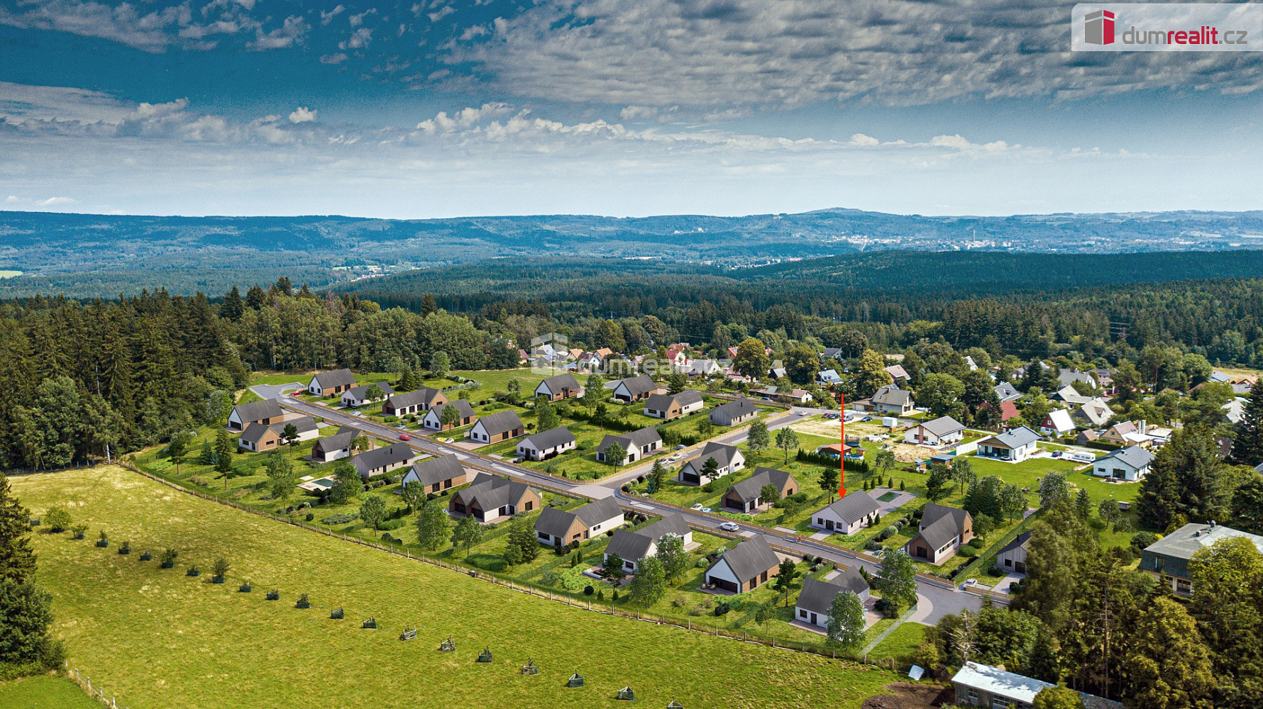 Prodej stavebního pozemku 1 430 m² – fotografie 3
