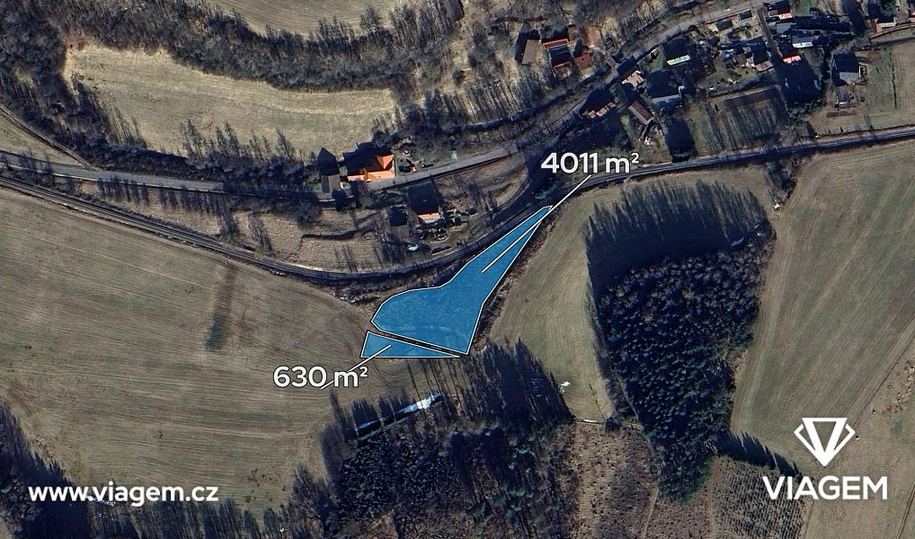 Prodej lesa 4 641 m², Stará Paka – náhled fotky 2