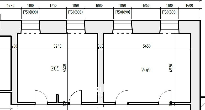 Pronájem kanceláře 24 m², Brno - Trnitá – pohled 3