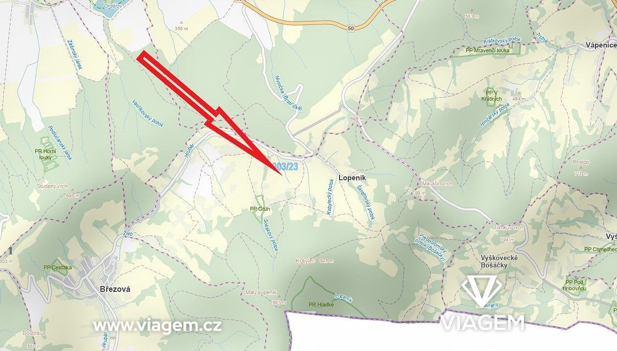 Prodej pole 1 129 m² – fotografie 3