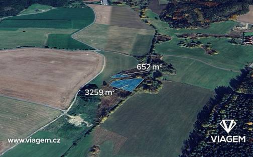 Prodej pole 2 933 m², Bohutín, okres Příbram