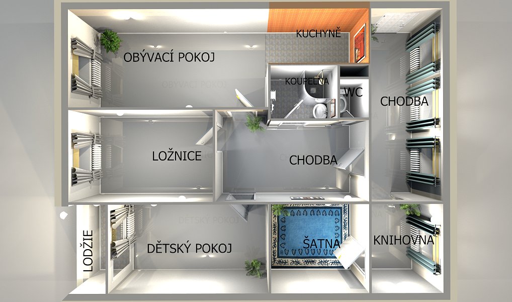 Pronájem pokoje 91 m², Praha – náhled fotky 14