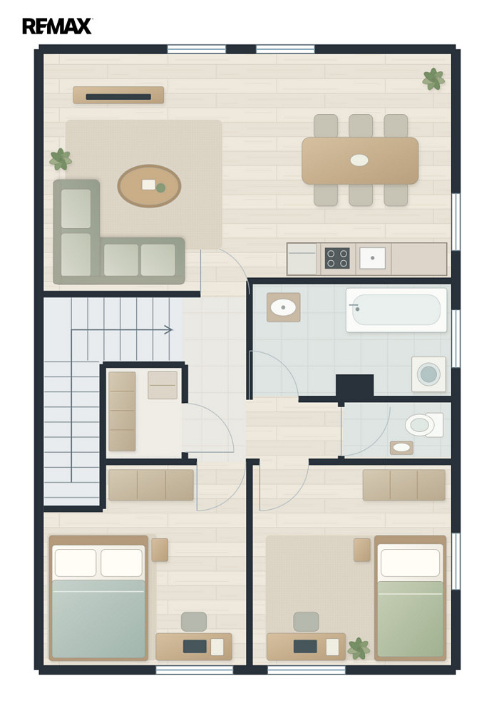 Pronájem bytu 3+kk 74 m² – fotografie 4