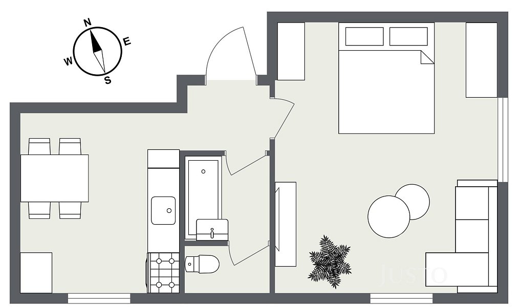 Pronájem bytu 1+1 38 m², Liberec – náhled fotky 9