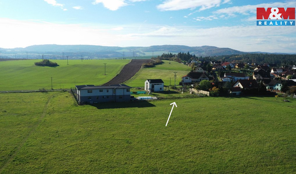 Prodej stavebního pozemku 815 m², Malá Hraštice – náhled fotky 6