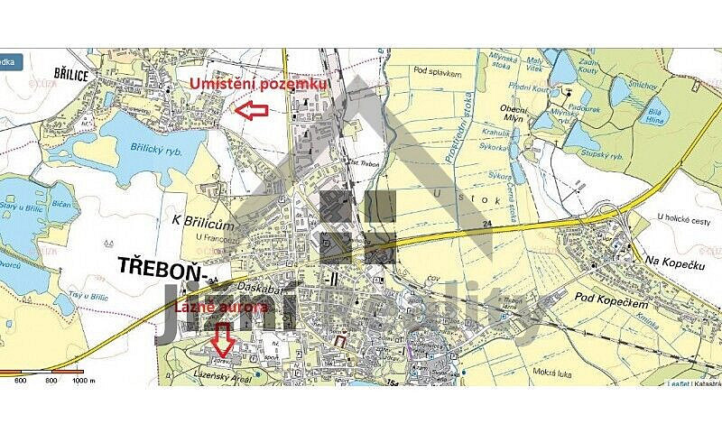Prodej stavebního pozemku 4 326 m² – fotografie 3