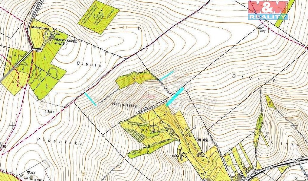Prodej pole 920 m², Hostěrádky-Rešov – náhled fotky 2