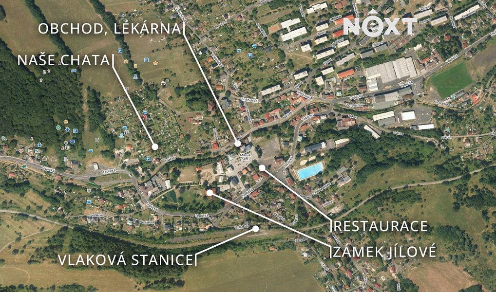 Prodej zahrady 446 m², Jílové – náhled fotky 4