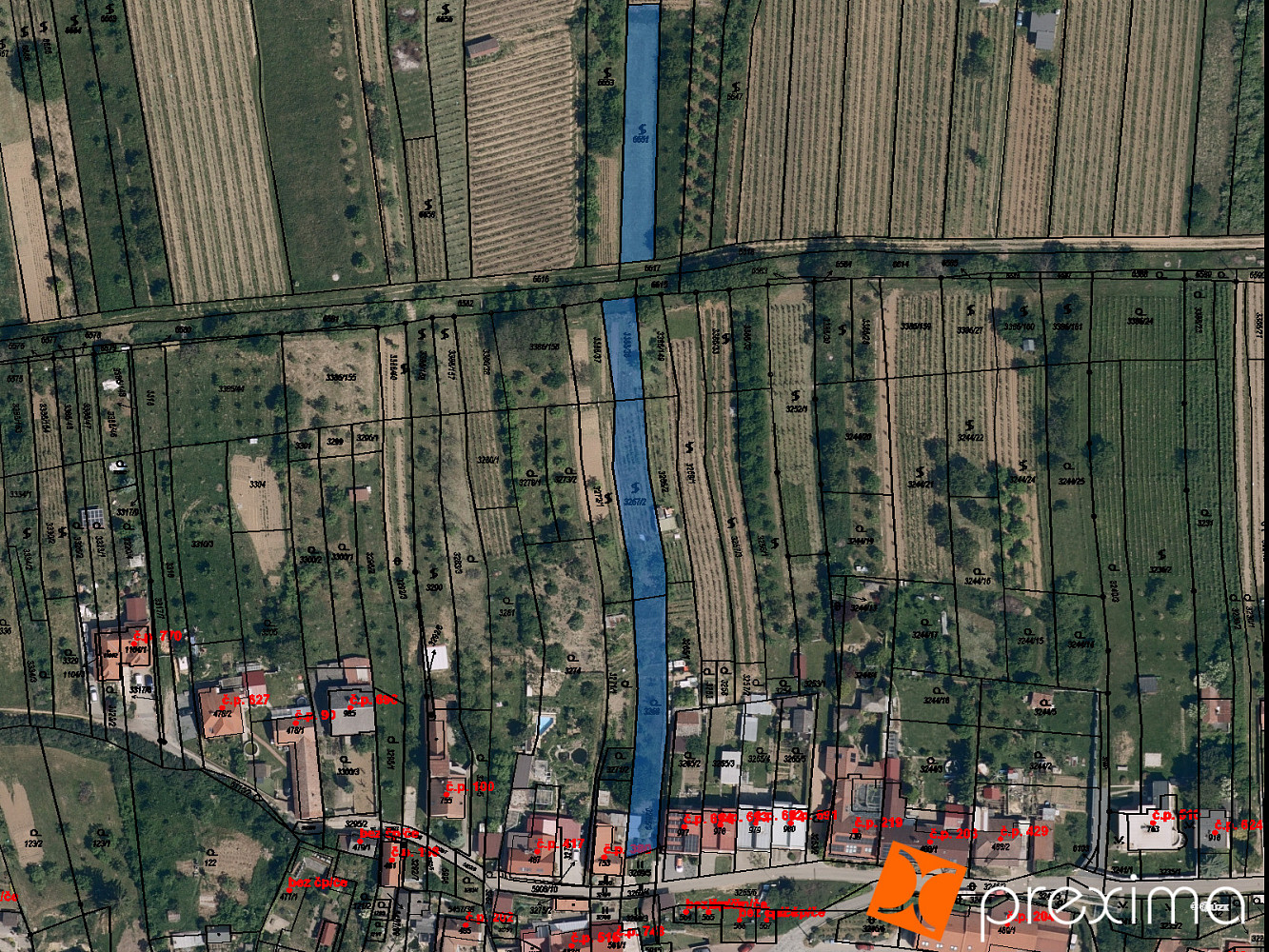 Prodej stavebního pozemku 913 m²