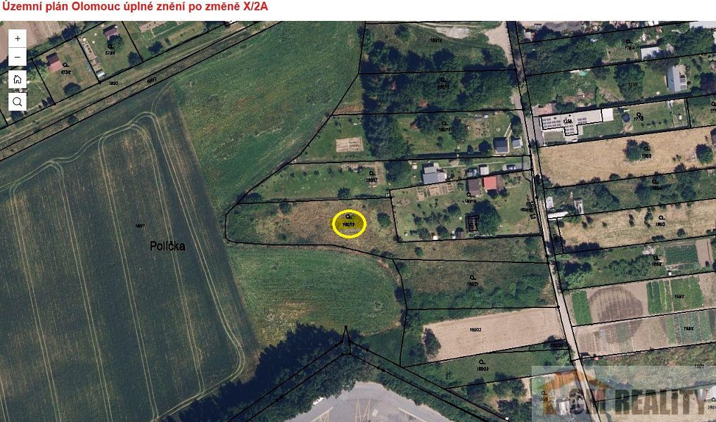 Prodej stavebního pozemku 2 198 m², Olomouc – náhled fotky 2