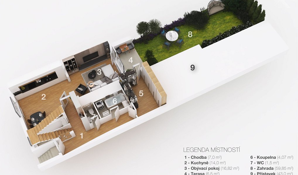 Prodej domu 170 m² s pozemkem 202 m², Újezd u Brna – náhled fotky 8