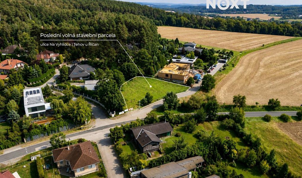 Prodej stavebního pozemku 1 204 m², Tehov – náhled fotky 2