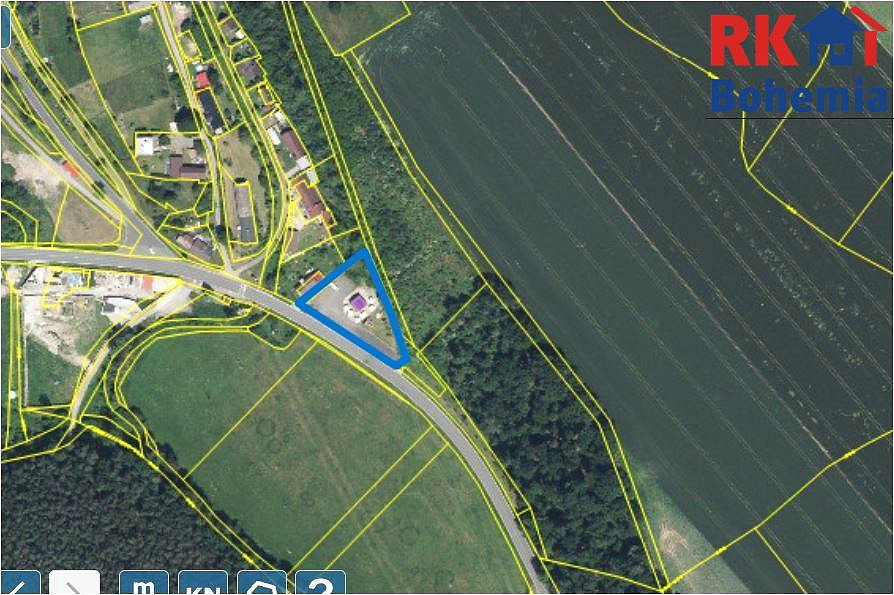 Prodej stavebního pozemku 2 165 m² – fotografie 3