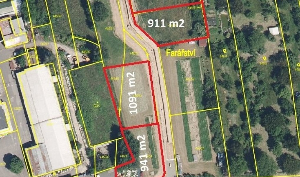 Prodej stavebního pozemku 1 007 m², Lažany – náhled fotky 3