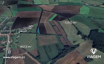 Prodej pole 1 583 m², Bánov, okres Uherské Hradiště
