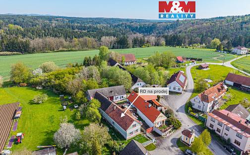 Prodej domu 120 m² s pozemkem 560 m², Bečice, okres Tábor