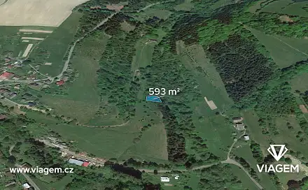 Prodej pole 593 m², Roztoky u Semil, okres Semily