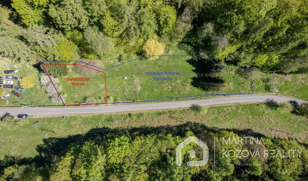 Prodej stavebního pozemku 2 552 m², Perštejn – náhled fotky 2