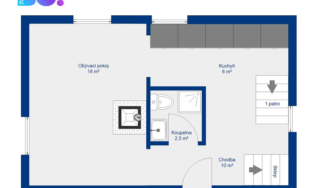 Prodej chaty/chalupy 120 m² s pozemkem 298 m², Kájov – náhled fotky 25